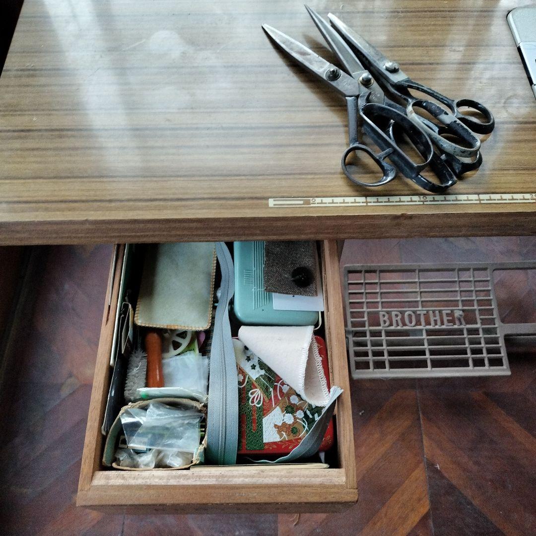 brother ブラザー ミシン　台付　モーター　針上下作動確認済み