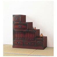 階段箪笥　右下がり