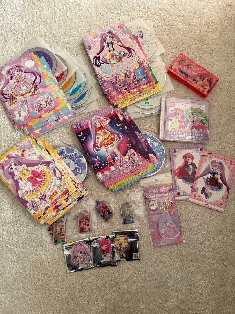 プリパラ DVD 52枚セット ポストカード アクリルスタンド CD