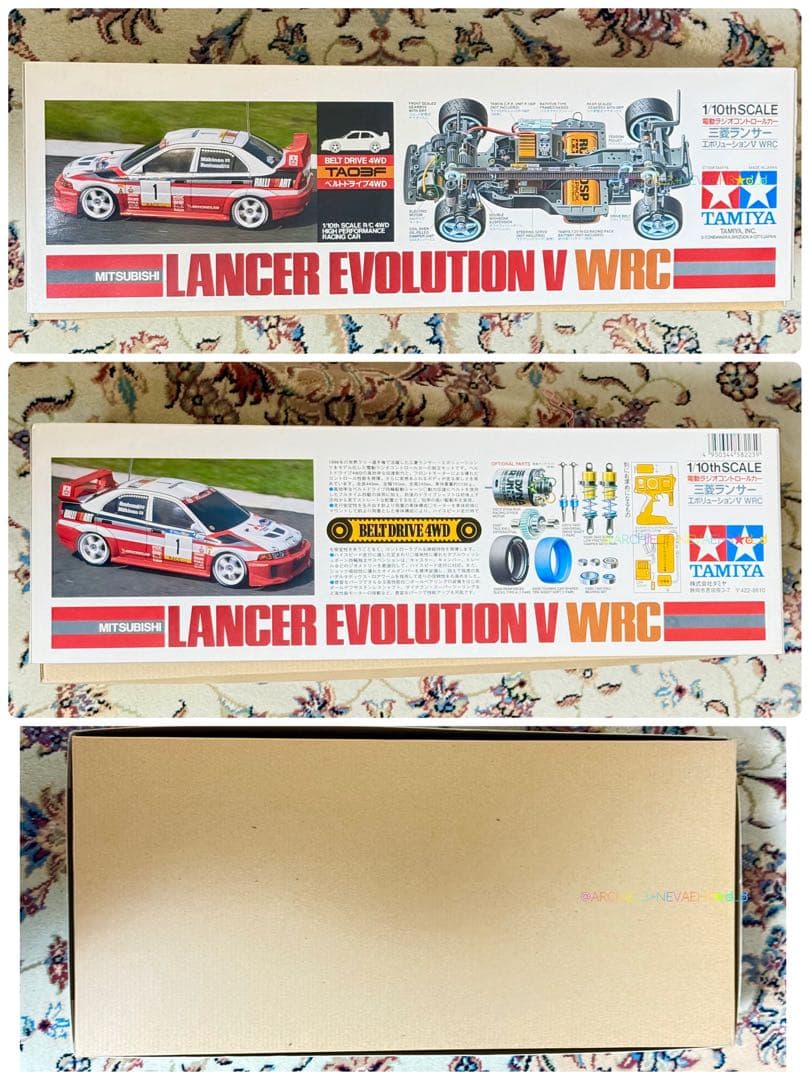 未組立て★タミヤ★三菱ランサーエボリューションV WRC TA03Fシャーシ