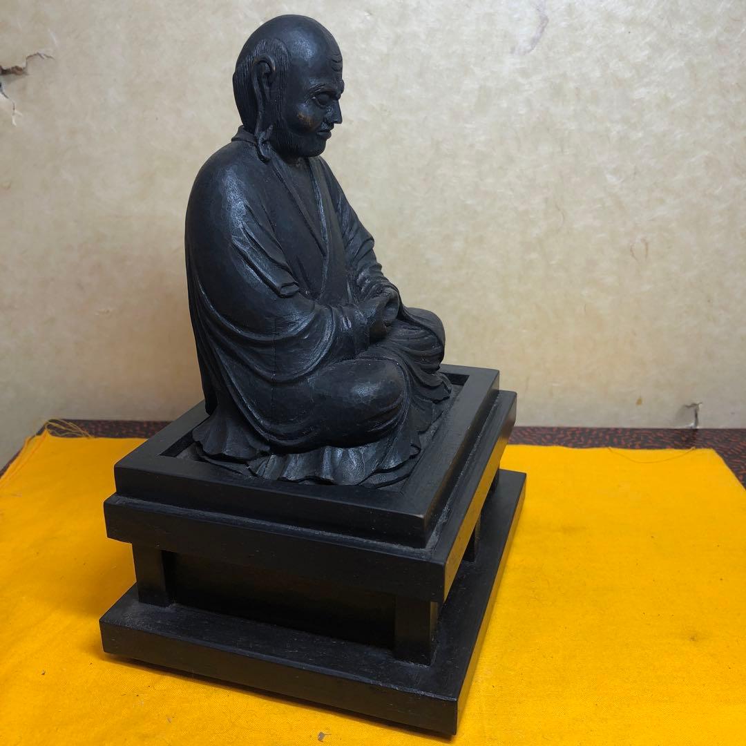 木彫り木造武田元光像？