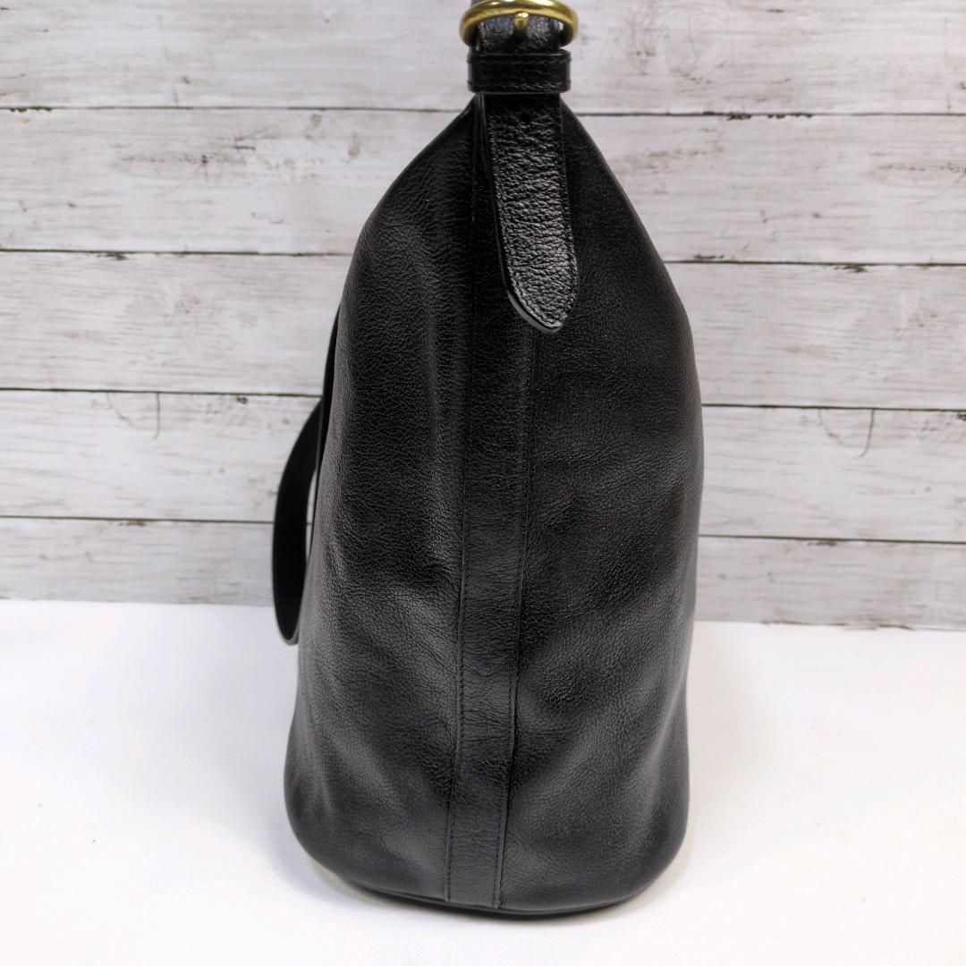 美品 イルビゾンテ ショルダーバッグ バケツ ハンドバッグ 2way シボ