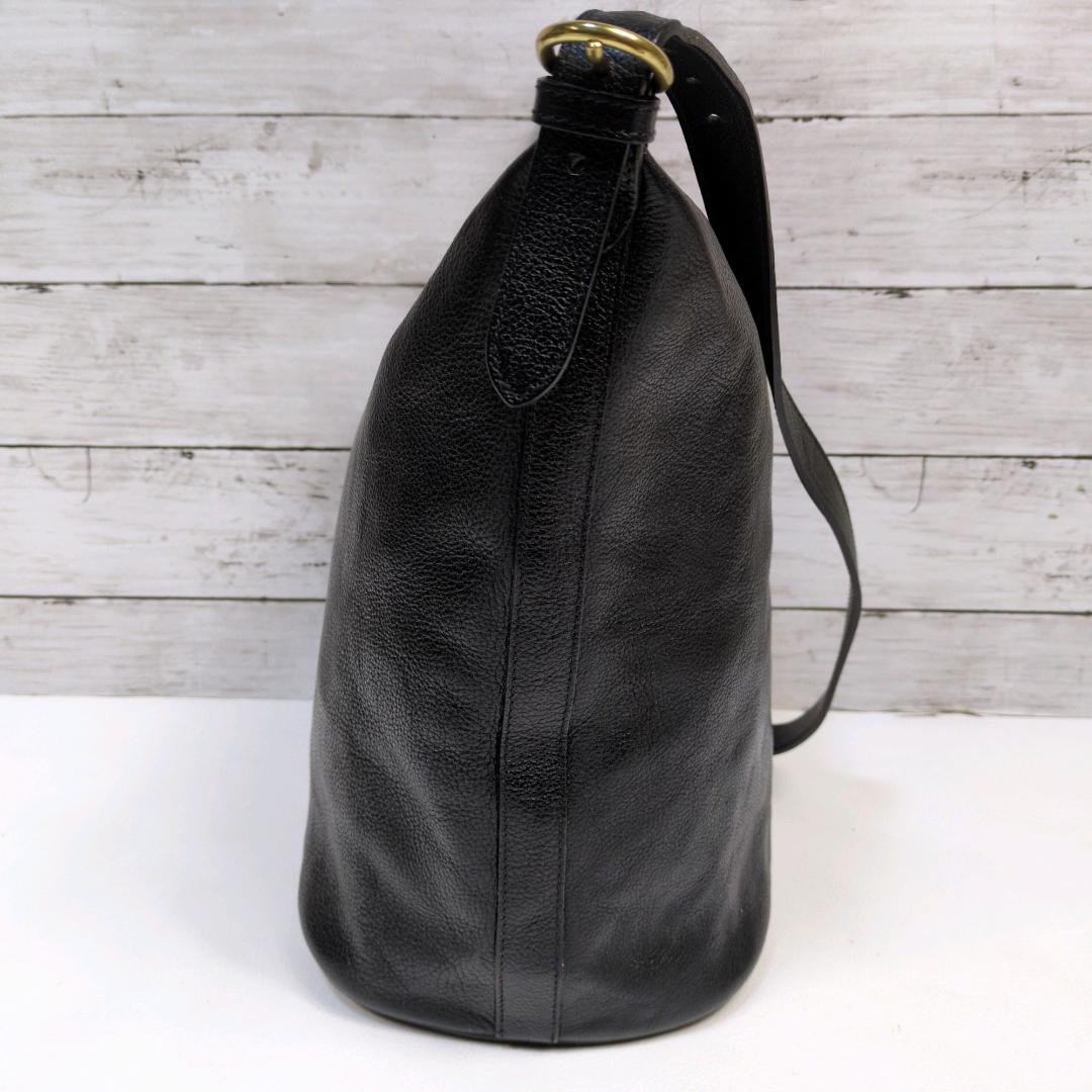 美品 イルビゾンテ ショルダーバッグ バケツ ハンドバッグ 2way シボ