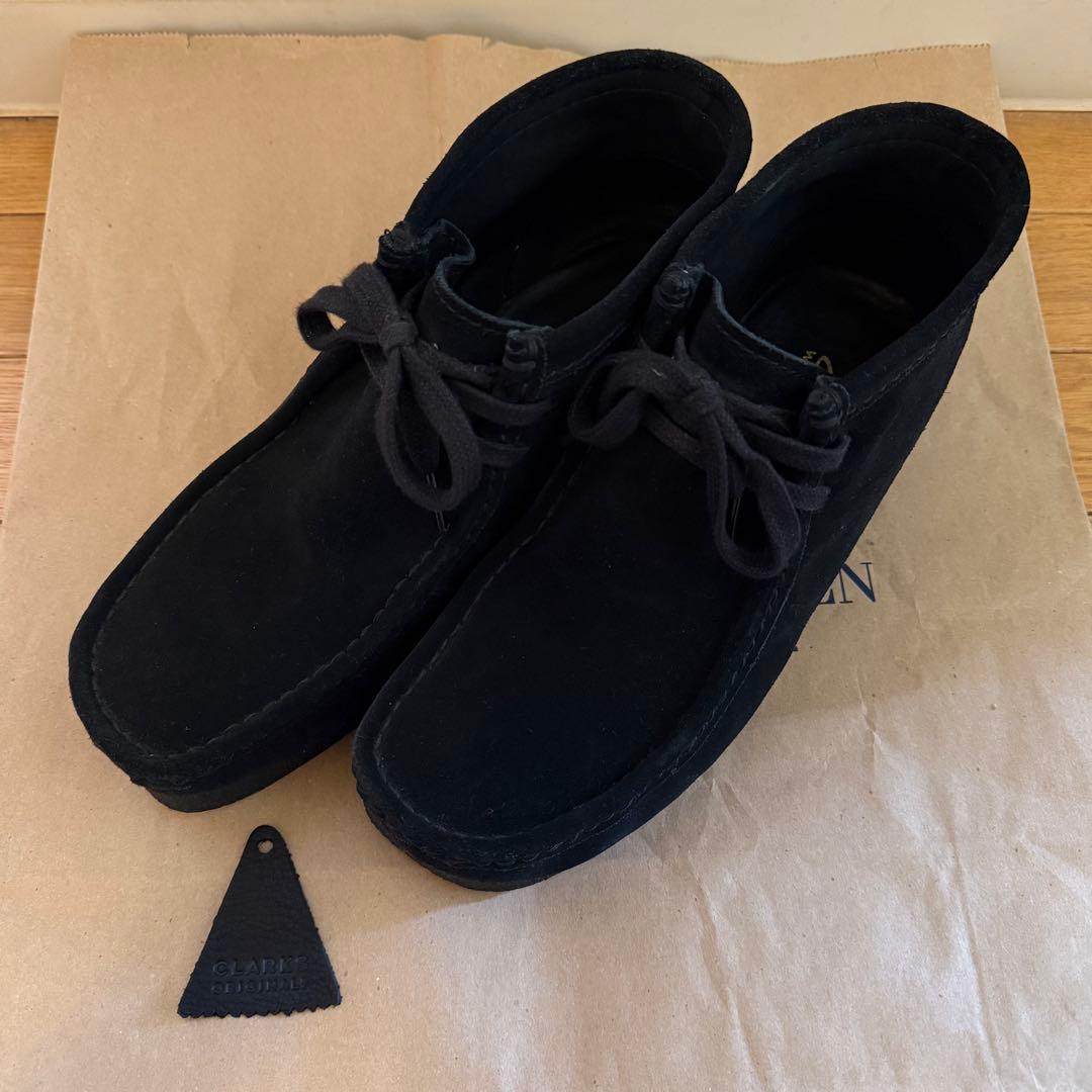 Clarks クラークス ワラビー スエード 26cm ブラック