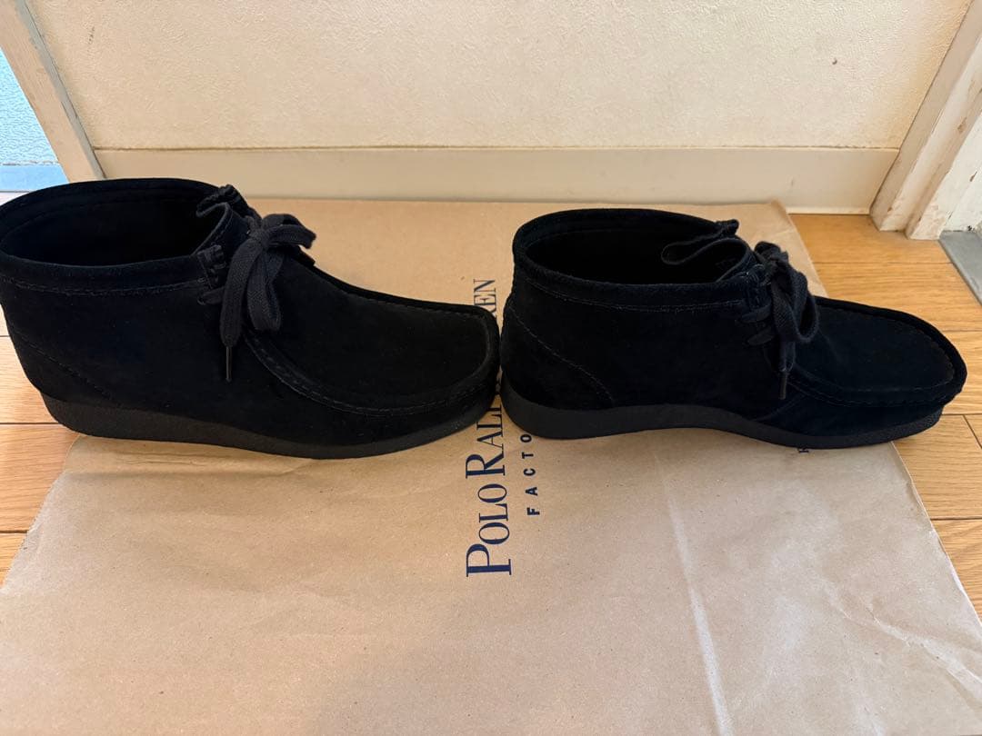 Clarks クラークス ワラビー スエード 26cm ブラック