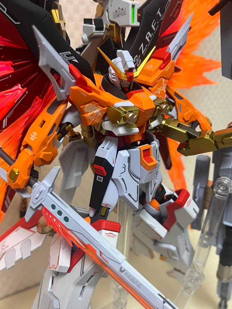 ま*お様 hgデスティニーガンダム SpecII ゼウスシルエット•ハイネカラー