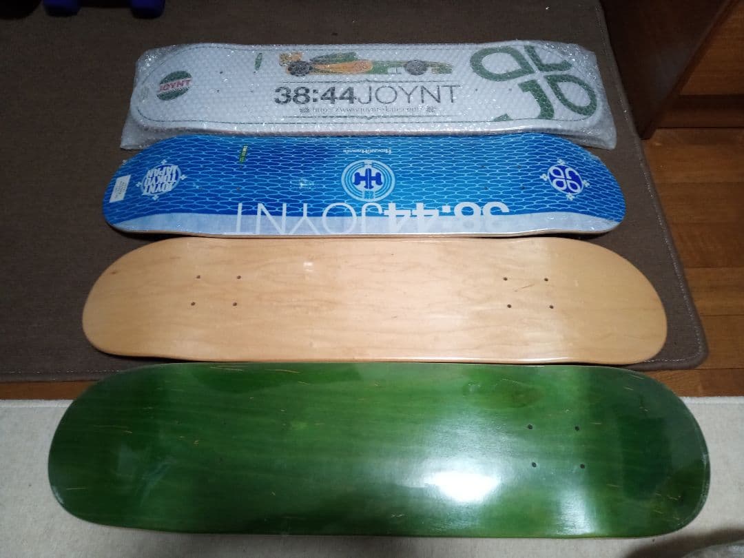 スケートボードデッキ　4本まとめ売り　新品　7.5　7.62