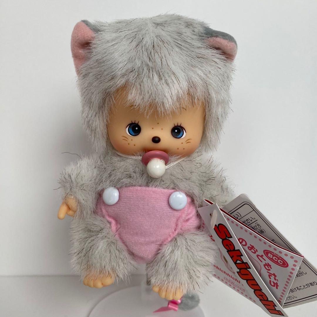 モンチッチ　ベビチッチ　セキグチ ぬいぐるみ 猫コスチューム　猫のニャミ