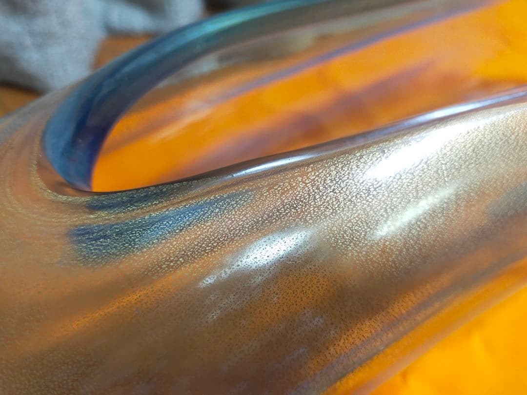 【津軽びいどろ大川薫工房】花瓶