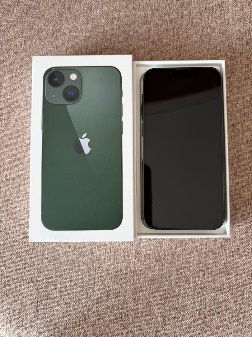 Apple iPhone 13 mini本体 ミッドナイトグリーン128GB