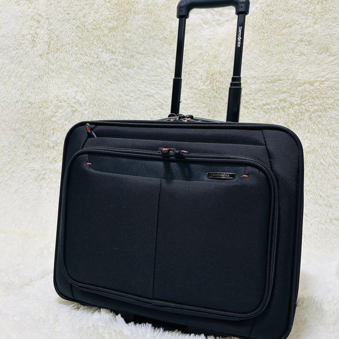 美品 Samsonite サムソナイト 2輪 キャリーケース 機内持ち込み◎ 黒