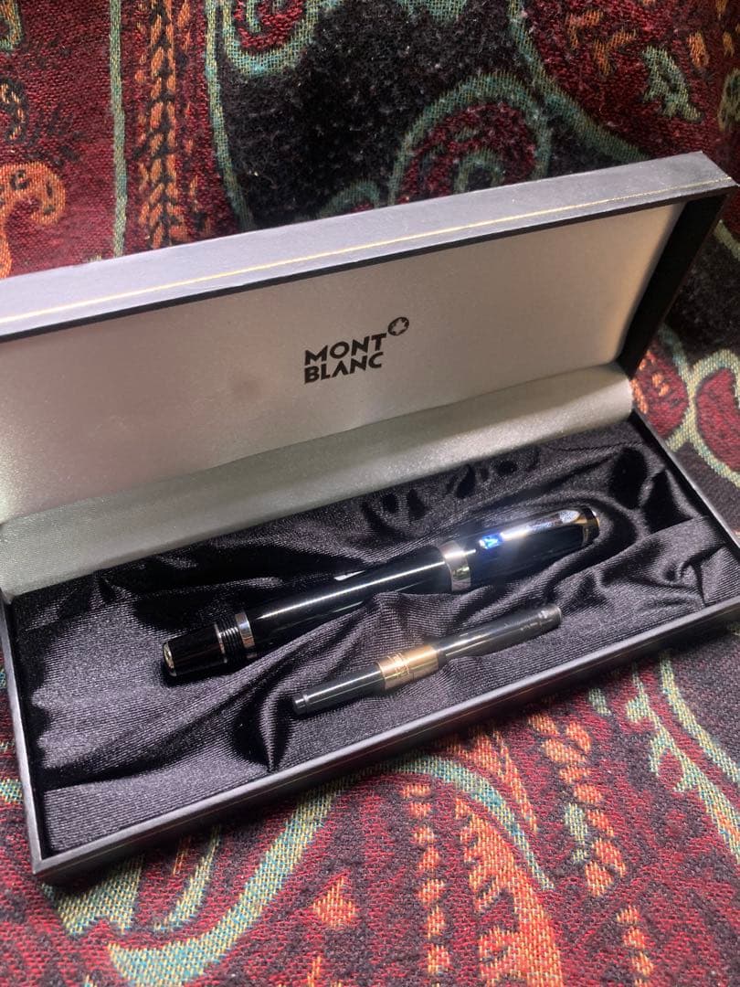 未使用品　モンブラン　ボエム　万年筆　サファイア　EF レア