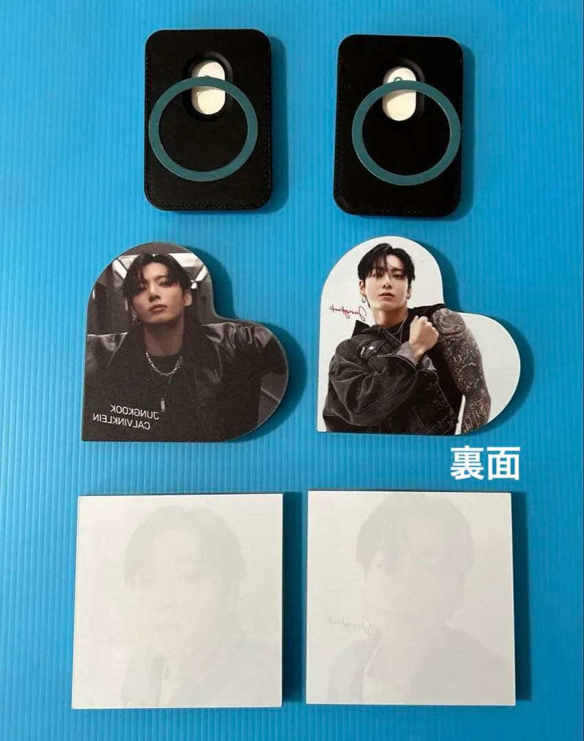 BTS Jungkook ハート型アクリルフォトブロック•スクエアフォトブロック