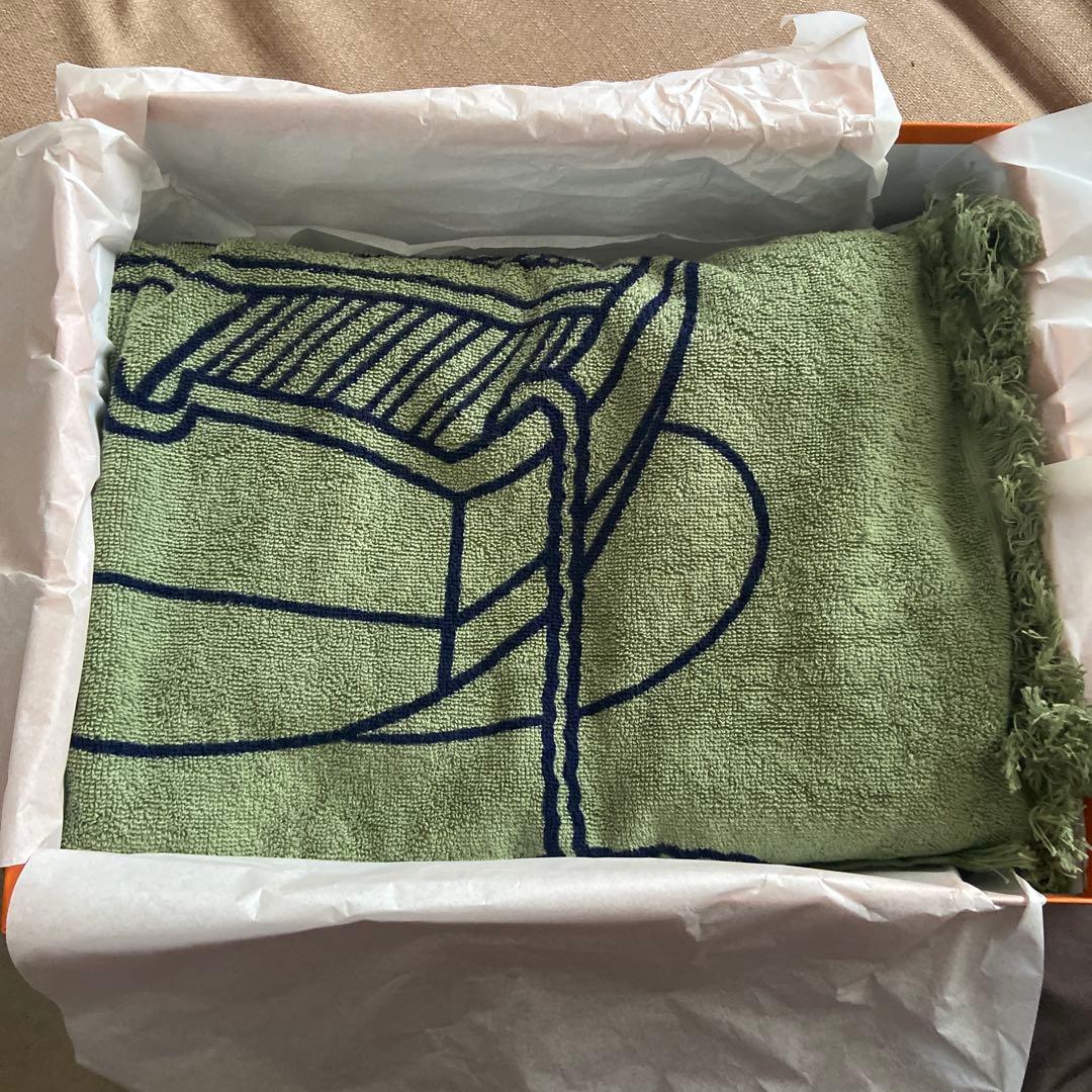 新品未使用　HERMES エルメス 2025年　イヤーズギフト　バスタオル