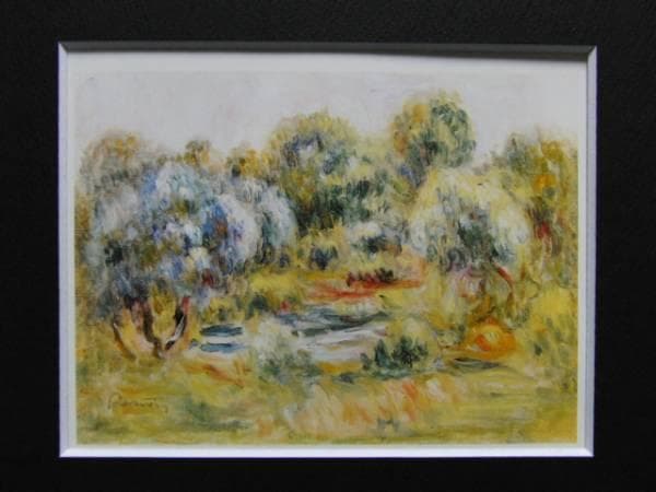 ルノワール、「PAYSAGE A CAGNES」、海外版超希少レゾネ、新品額付