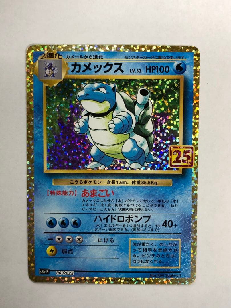 リザードン カメックス フシギバナ 25th ANNIVERSARY プロモ