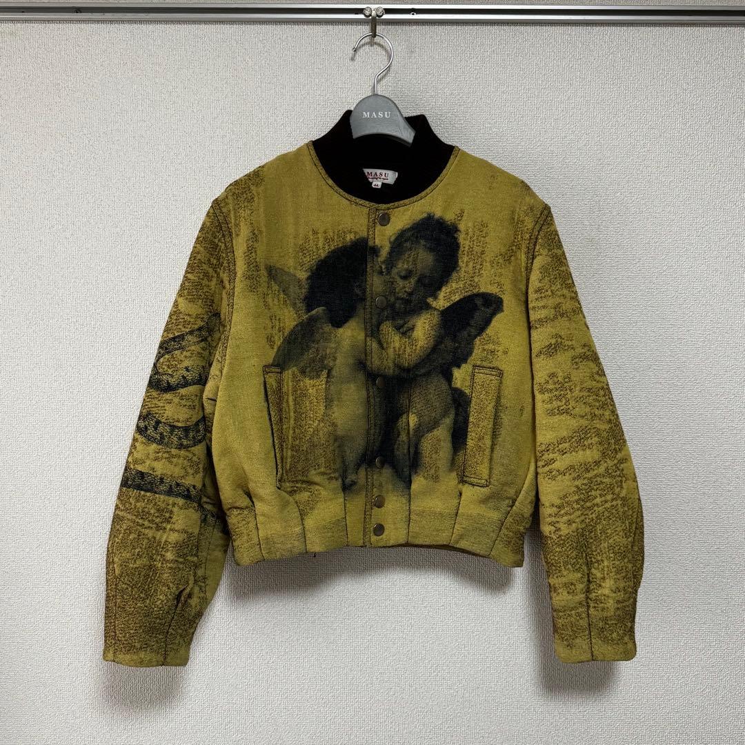 【MASU】ANGEL BOMBER JACKET - YELLOW 44