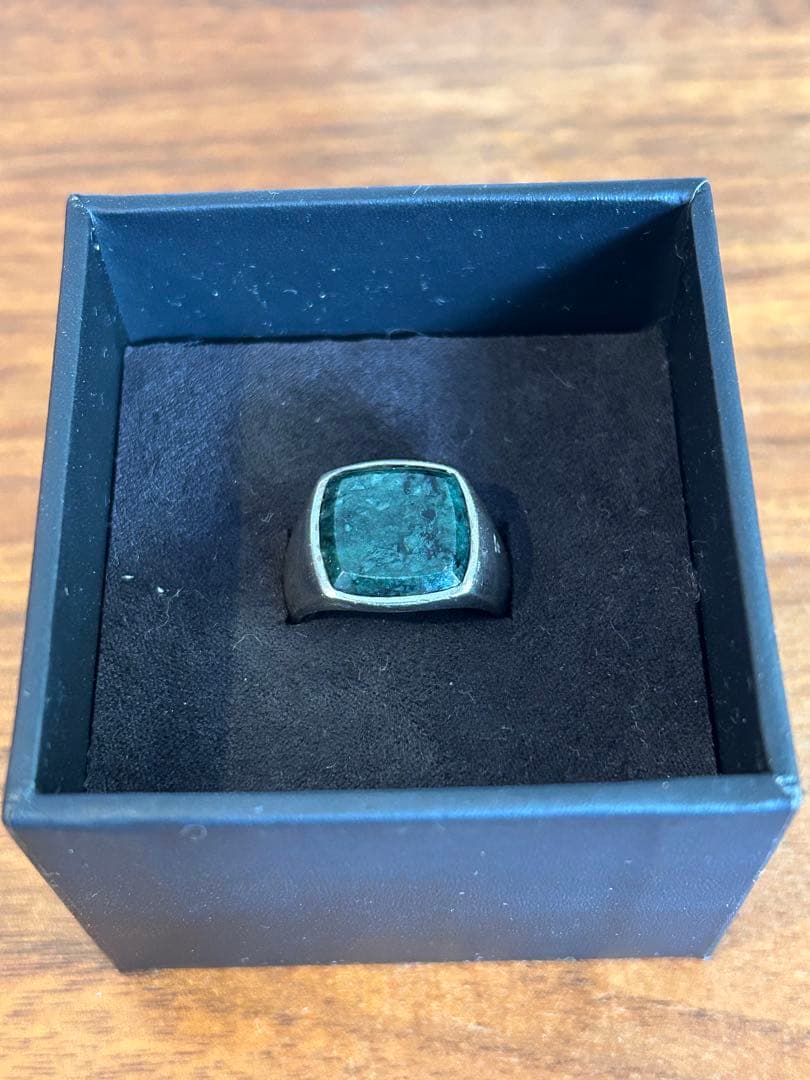 TOM WOOD クッションリング　グリーンマーブル　54