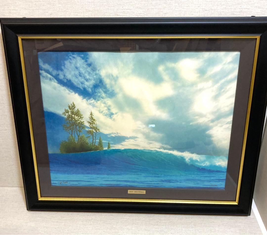 【ルミナート版画】ケン・ショットウェル『アイランド・ビヨンド・ザ・ウェイブ』