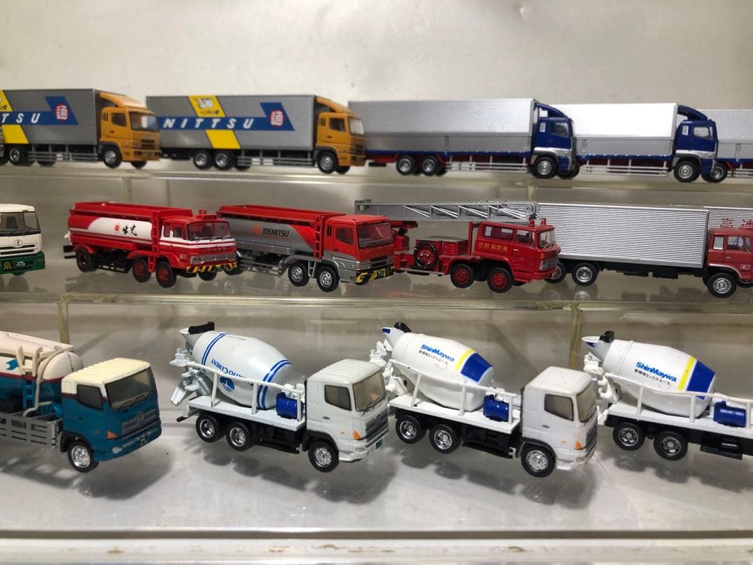 絶版 22台まとめ TOMYTECトラック・トレーラーコレクション他 ケース付