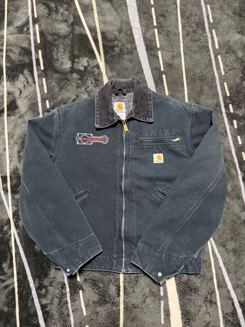 ‼️フェード カーハート デトロイトジャケット J01 BLK レアサイズ