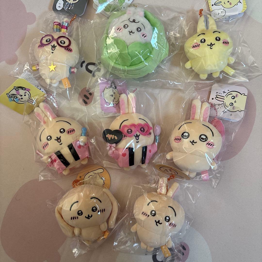 ちいかわ うさぎ オタ活 スッキリ目 輪っか 垂れ耳 キャベツ ちいかわベビー