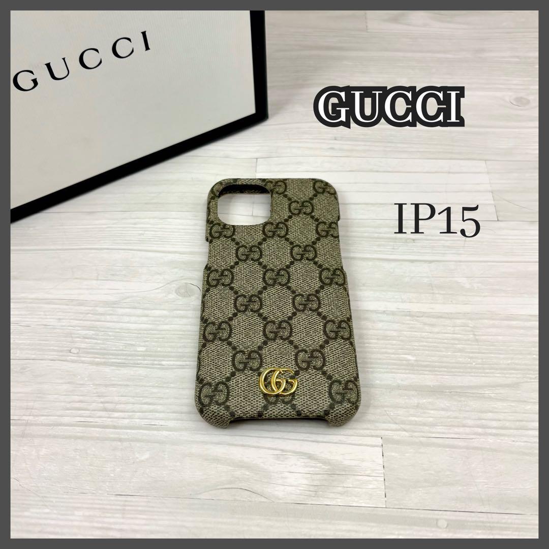 【美品】GUCCI iPhone15 オフィディア　アイフォンケース