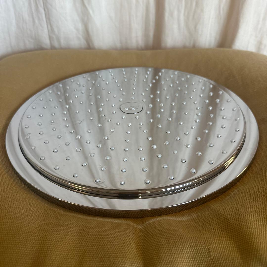 金属製円形シャワーヘッド ドット模様