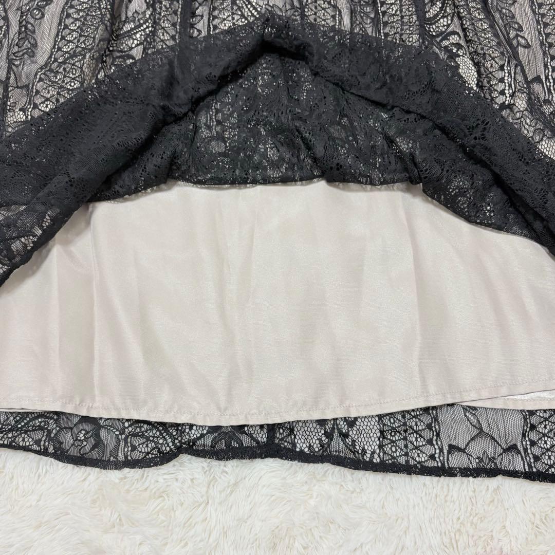 美品✨グレースコンチネンタル 総レース カシュクール ロングワンピース 刺繍