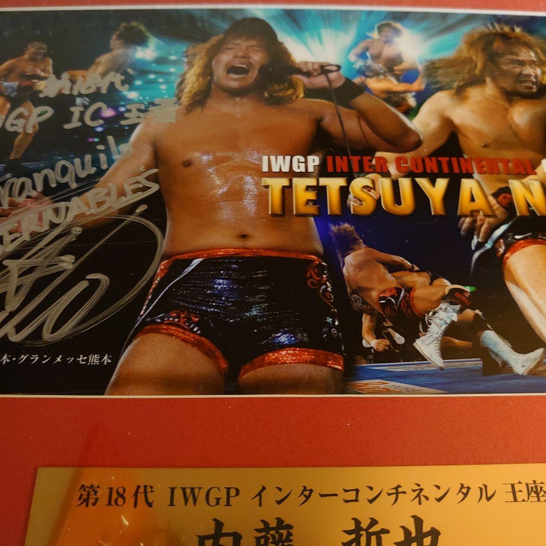 新日本プロレス 内藤哲也 フォトフレーム IWGPインターコンチネンタル
