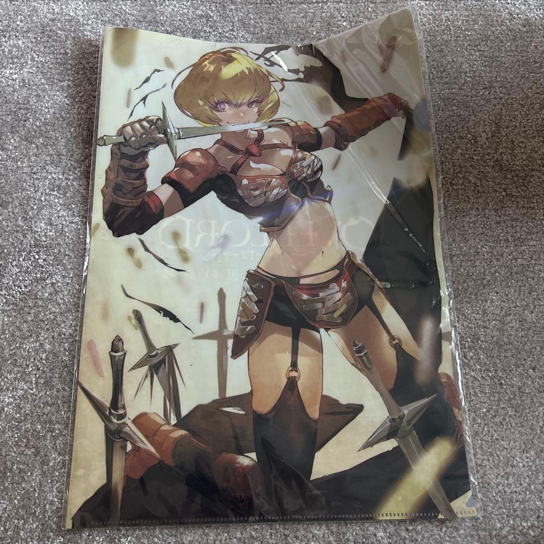 オーバーロード　購入特典　店舗特典　クレマンティーヌ　クリアファイル　A3