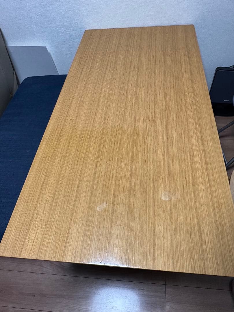 引取限定【無印良品】 リビングでもダイニングでもつかえるテーブル2 チェアセット