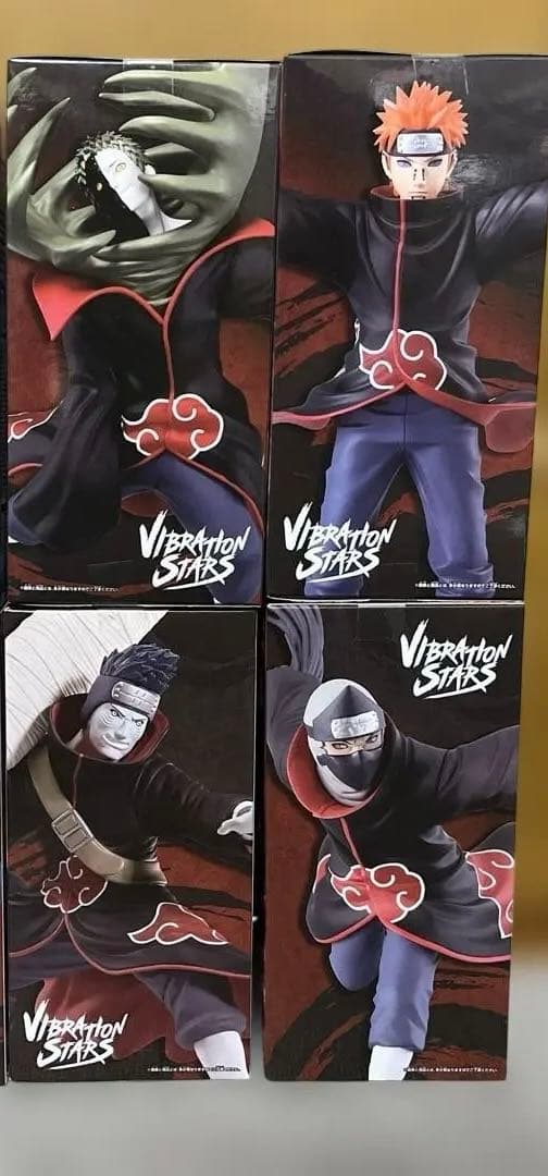 ナルト 疾風伝 VIBRATION STARS フィギュア　4点セット