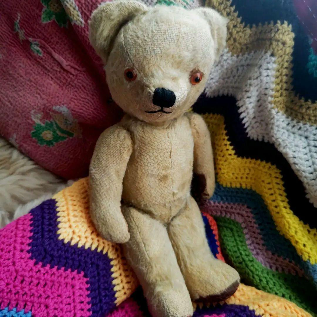 お薦めの品❀お買い得❤お顔自慢！アンティーク　テディ　鳴き笛　ジョイント