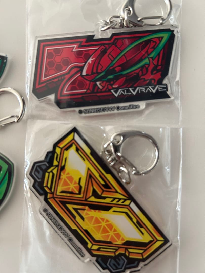 革命機ヴァルヴレイヴ リール図柄アクリルキーホルダー4種セット　スロット