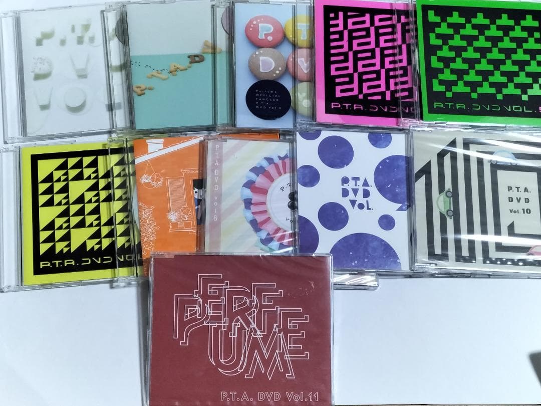 Perfume P.T.A. DVD Vol.1-Vol.11 11枚 FC限定