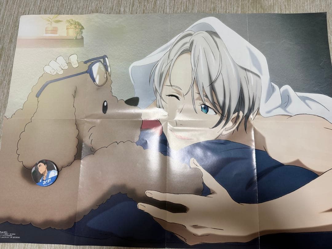 ユーリ!!! on ICE ポスター　バッチ　クリアファイル