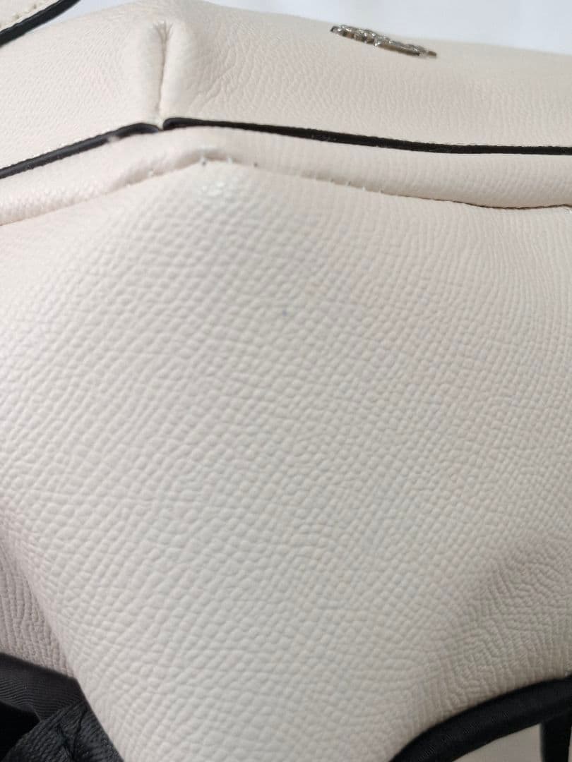 【COACH × Disney】ミニーマウス ミニリュック ホワイト レザー