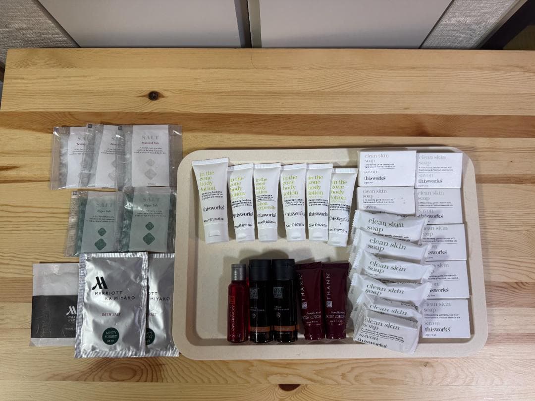 マリオット　アメニティ　THANN　this work　32個