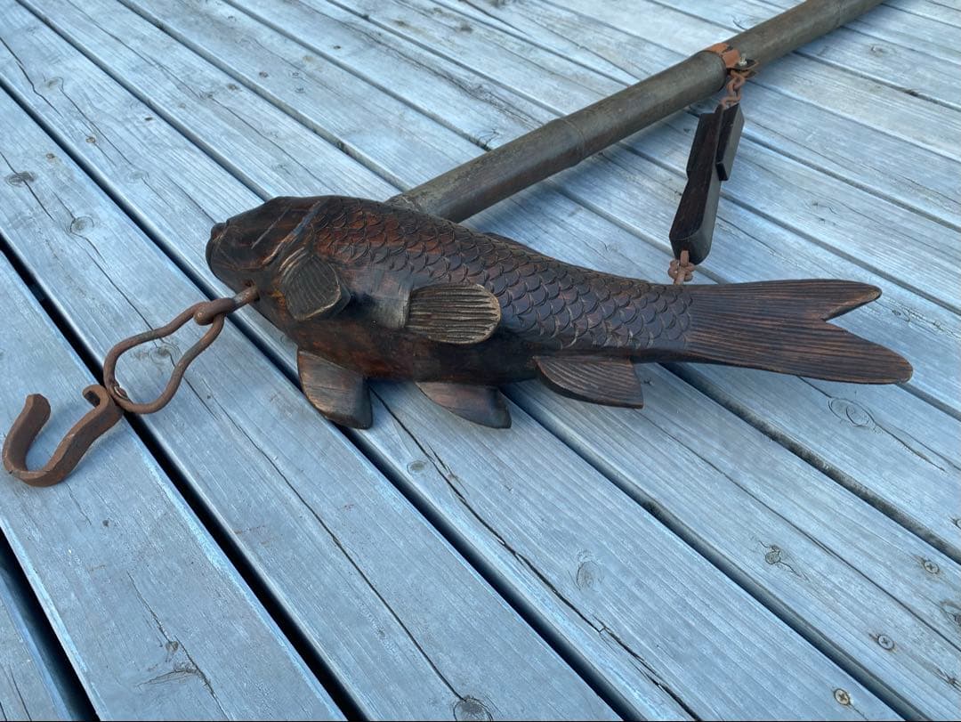 自在鉤　囲炉裏　アンティーク　骨董品　古民家