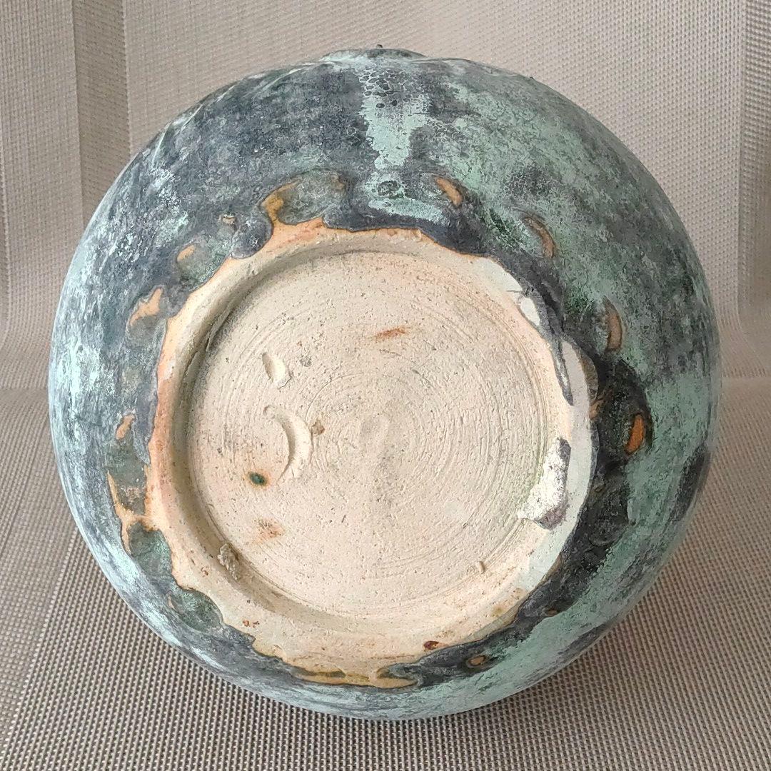 青銅釉　壺　加藤宇助