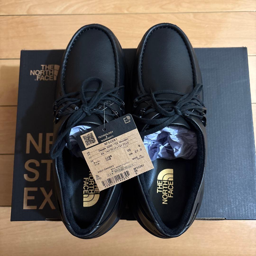 新品　ザ・ノースフェイス　ディケード　ゴアテックス　モカシン　シューズ　27cm