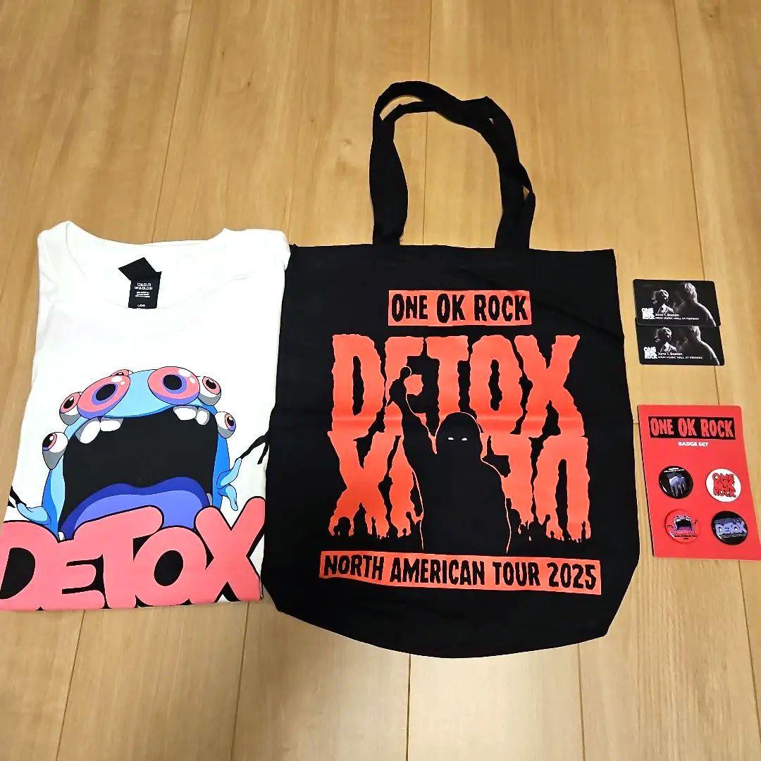 ONE OK ROCK DETOX 北米ツアー Tシャツ/トート/バッジセット
