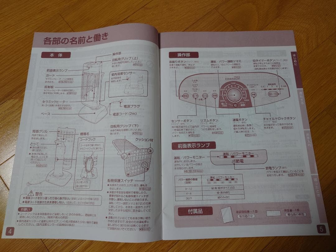 中古品・DAIKIN遠赤外線・暖房器 セラムヒ－トERFT11USE5
