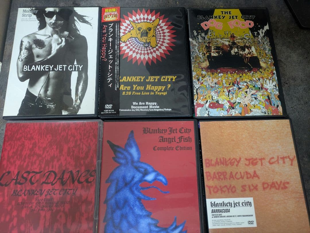 BLANKEY JET CITY DVD 6枚