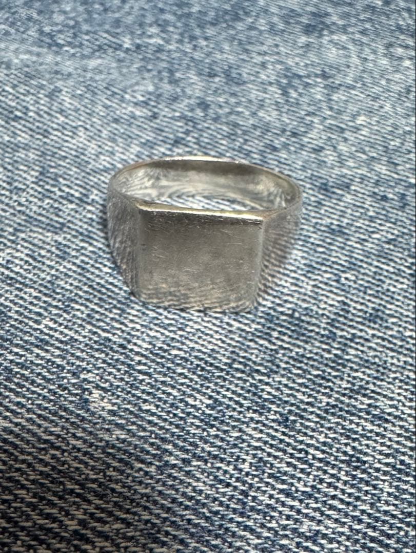 Vintage Sirver 925 シルバー　シグネットリング　指輪　22号