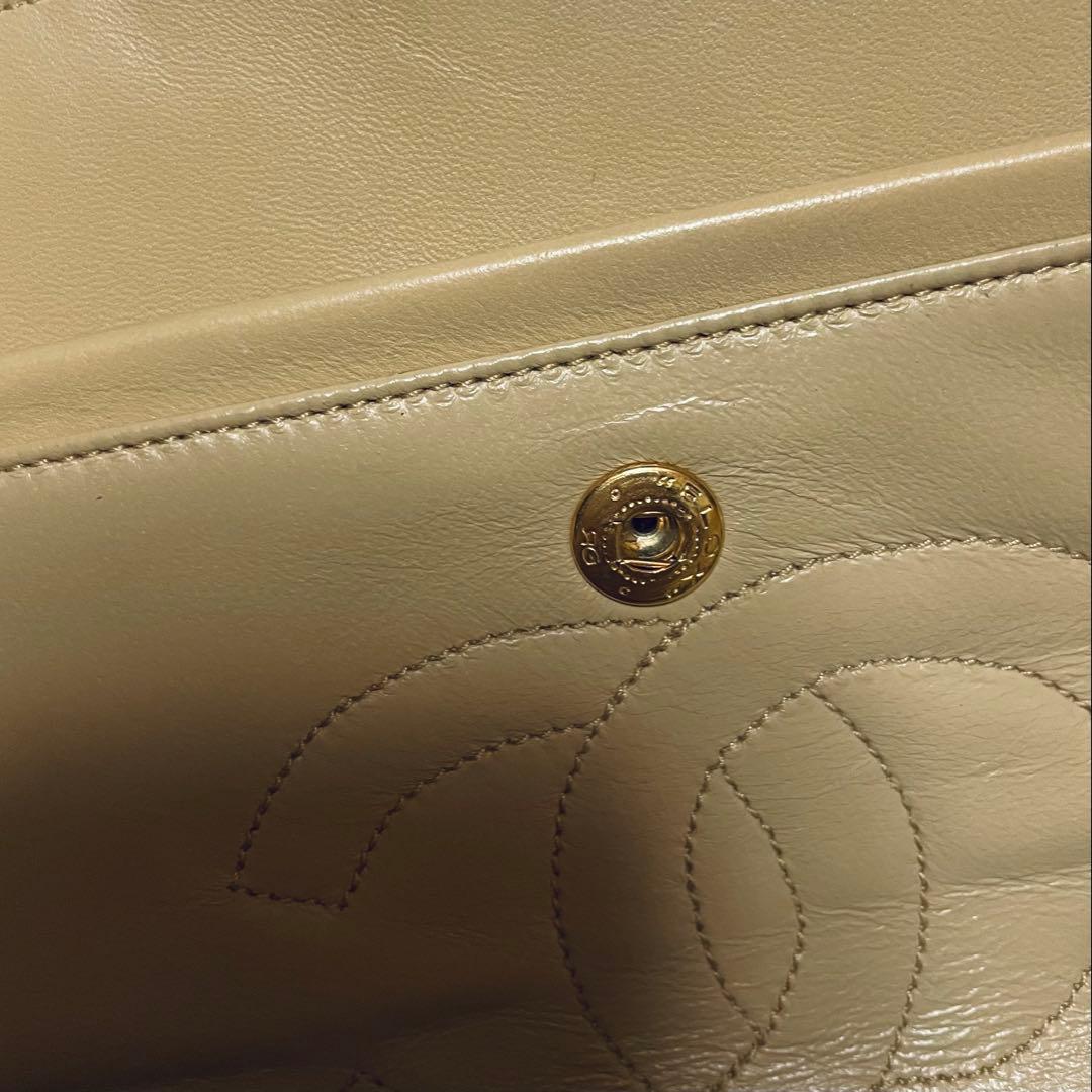 CHANEL マトラッセ ダブルフラップ Wチェーン チェーンショルダーバッグ