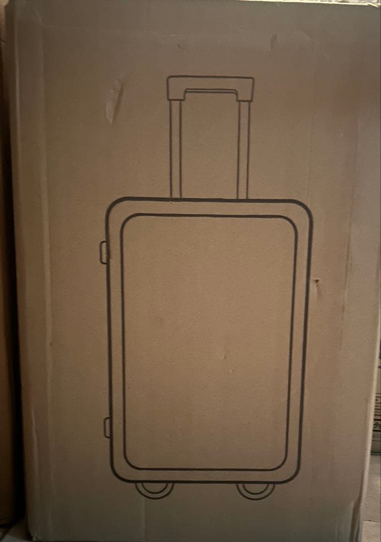 ⑦前開き スーツケース 機内持込 キャリーケース ストッパー付き アルミフレーム