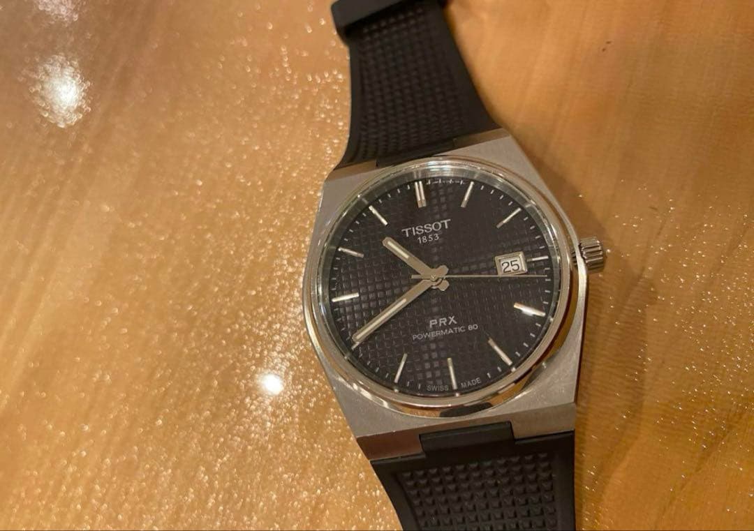 ティソ　腕時計　ラバーベルト