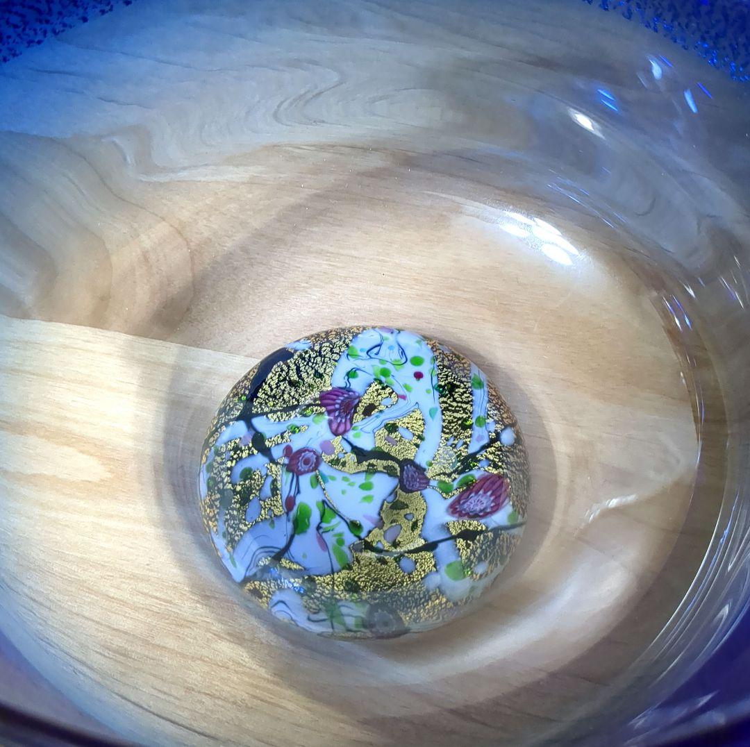 黒木国昭　金·プラチナ象嵌『光琳』ボウル